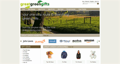 Desktop Screenshot of greatgreengifts.co.uk