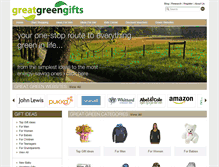 Tablet Screenshot of greatgreengifts.co.uk